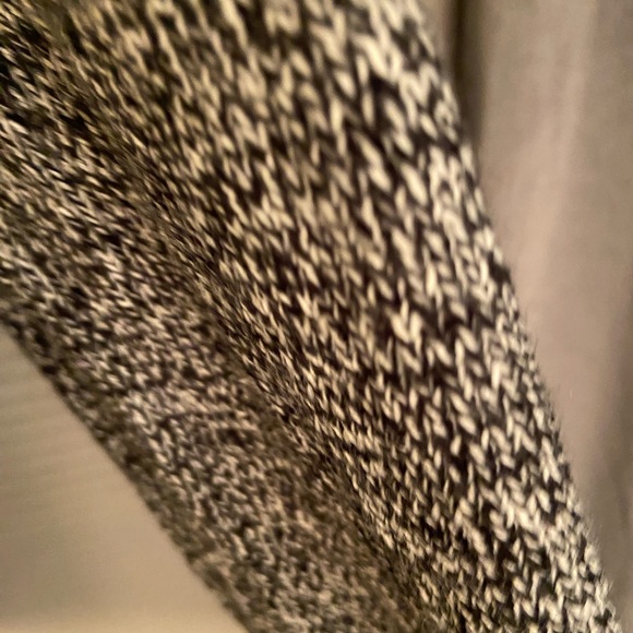 Chic Cowl Neck Sweater in Gray and Cream By Derek Love - Picture 7 of 13